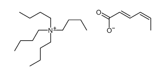(2E,4E)-hexa-2,4-dienoate,tetrabutylazanium结构式