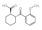 TRANS-2-(2-METHOXYBENZOYL)CYCLOHEXANE-1-CARBOXYLIC ACID structure