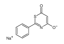 4-hydroxy-2-phenyl-6H-1,3-thiazin-6-one sodium salt结构式