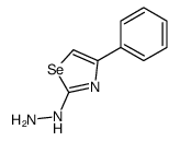 (4-phenyl-1,3-selenazol-2-yl)hydrazine结构式