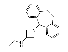 1-[10,11-Dihydro-5H-dibenzo[a,d]cyclohepten-5-yl]-N-ethyl-3-azetidinamine结构式