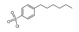 4-hexylbenzenesulfonyl chloride Structure
