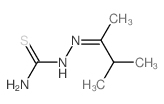 (3-methylbutan-2-ylideneamino)thiourea Structure