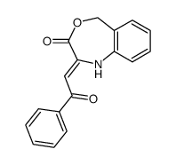 2-(2-oxo-2-phenyl-ethylidene)-1,5-dihydro-2H-benzo[e][1,4]oxazepin-3-one结构式