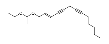 (E)-4-methyl-3,5-dioxa-7-octadecene-9,12-diyne结构式