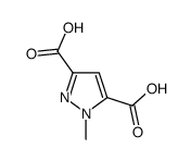 1-METHYL-1H-PYRAZOLE-3,5-DICARBOXYLIC ACID Structure