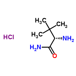 3-Methyl-L-valinamide hydrochloride (1:1) Structure