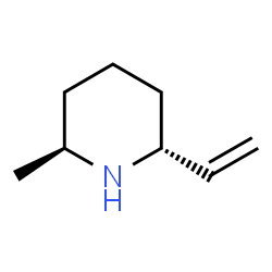 Piperidine, 2-ethenyl-6-methyl-, (2R,6S)-rel- (9CI) picture