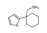 [1-(thiophen-2-yl)cyclohexyl]methanamine structure