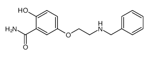 5-[2-(benzylamino)-ethoxy]-salicylamide结构式