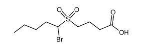 4-(1-Brompentylsulfonyl)buttersaeure结构式