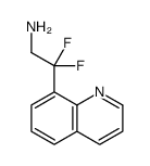 2,2-DIFLUORO-2-(QUINOLIN-8-YL)ETHANAMINE结构式