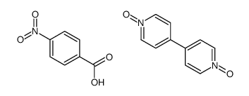 4-nitrobenzoic acid,4-(1-oxidopyridin-4-ylidene)pyridin-1-ium 1-oxide Structure