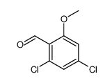2,4-dichloro-6-methoxybenzaldehyde Structure