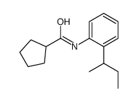 Cyclopentanecarboxamide, N-[2-(1-methylpropyl)phenyl]- (9CI) picture