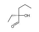 (2R)-2-ethyl-2-hydroxypentanal结构式