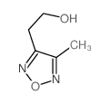 2-(4-methyl-1,2,5-oxadiazol-3-yl)ethanol结构式