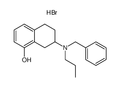 7-(Benzyl-propyl-amino)-5,6,7,8-tetrahydro-naphthalen-1-ol; hydrobromide结构式