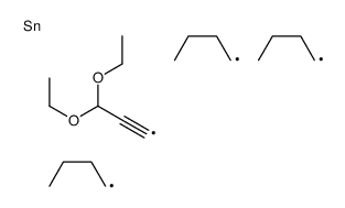 tributyl(3,3-diethoxyprop-1-ynyl)stannane结构式
