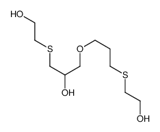 1-[(2-hydroxyethyl)thio]-3-[3-[(2-hydroxyethyl)thio]propoxy]propan-2-ol structure