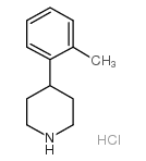 4-(2-甲基苯基)哌啶盐酸盐结构式