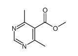 Methyl 4,6-diMethylpyriMidine-5-carboxylate structure