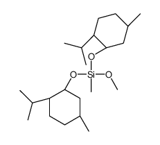 [1R-(1alpha,(1R*,2S*,5R*),2beta,5alpha)]-bis[[2-isopropyl-5-methylcyclohexyl]oxy]methoxymethylsilane structure