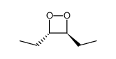 trans-3,4-diethyl-1,2-dioxetane结构式