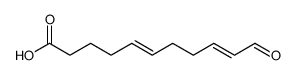 11-oxoundeca-5,9-dienoic acid结构式