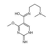 2-Amino-N-(3-(dimethylamino)propyl)-4-methoxy-5-pyrimidinecarboxamide Structure