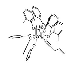 Ni(3-butenenitrile)(P(O-o-tolyl)3)3 Structure