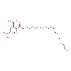 (Z)-1-(octadec-9-enyl) dihydrogen benzene-1,2,4-tricarboxylate Structure