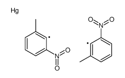bis(2-methyl-6-nitrophenyl)mercury结构式