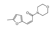 3-(5-methylfuran-2-yl)-1-morpholin-4-ylprop-2-en-1-one Structure