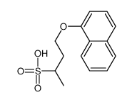 4-naphthalen-1-yloxybutane-2-sulfonic acid结构式