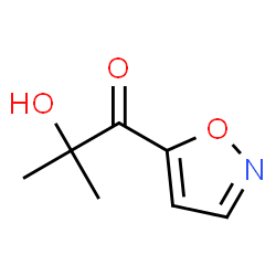 1-Propanone,2-hydroxy-1-(5-isoxazolyl)-2-methyl- structure