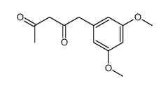 1-(3,5-dimethoxy-phenyl)-pentane-2,4-dione Structure