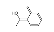 Ethanol, 1-(6-methylene-2,4-cyclohexadien-1-ylidene)-, (1Z)- (9CI) Structure