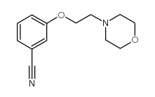 3-(2-morpholin-4-ylethoxy)benzonitrile Structure