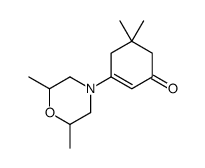 3-(2,6-dimethylmorpholin-4-yl)-5,5-dimethylcyclohex-2-en-1-one Structure