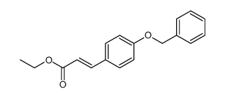 2-Propenoic acid, 3-[4-(phenylmethoxy)phenyl]-, ethyl ester Structure