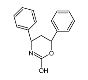 (4R,6S)-4,6-diphenyl-1,3-oxazinan-2-one结构式