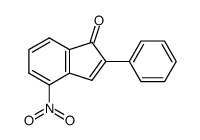 4-nitro-2-phenyl-inden-1-one结构式