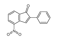 4-nitro-2-phenyl-inden-1-one Structure