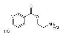 3-Pyridinecarboxylic Acid 2-Aminoethyl Ester Dihydrochloride structure