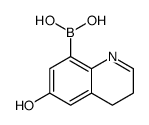 Boronic acid, B-(3,4-dihydro-6-hydroxy-8-quinolinyl) Structure