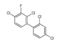 1,3-dichloro-4-(2,4-dichlorophenyl)-2-fluorobenzene Structure