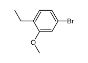 4-溴-1-乙基-2-甲氧基苯结构式