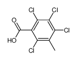 2,3,4,6-tetrachloro-5-methyl-benzoic acid Structure