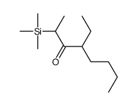 4-ethyl-2-trimethylsilyloctan-3-one Structure